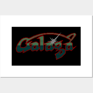 Galaga Logo Posters and Art